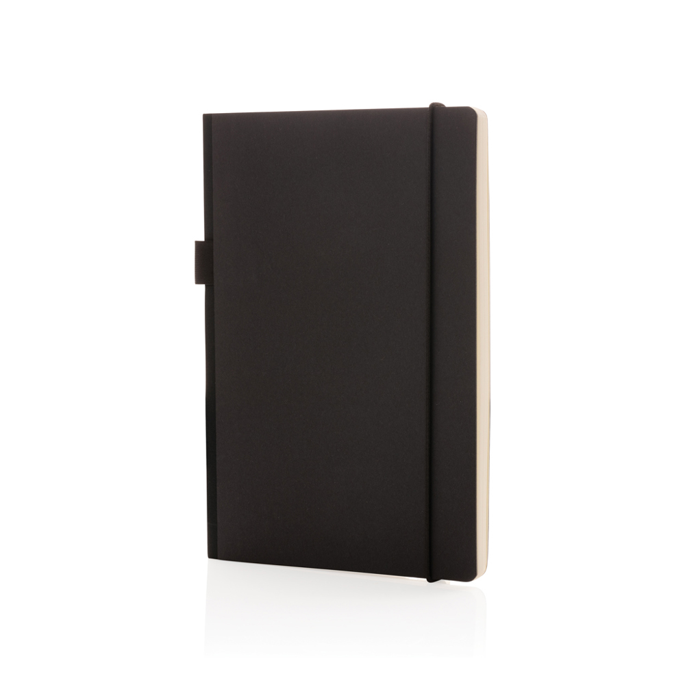 A5 Deluxe Hardcover Notizbuch - schwarz (± PMS Black)