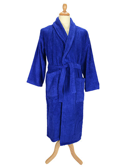 ARTG - Bathrobe Shawl Collar - True Blue