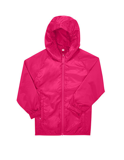 B&C BE INSPIRED - Kids #Reset Windbreaker - Magenta Pink