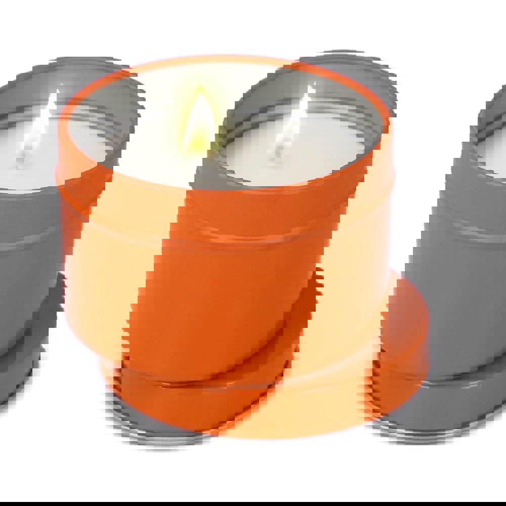 Kirtan-Duftkerze auf Pflanzenbasis in großer recycelter Dose