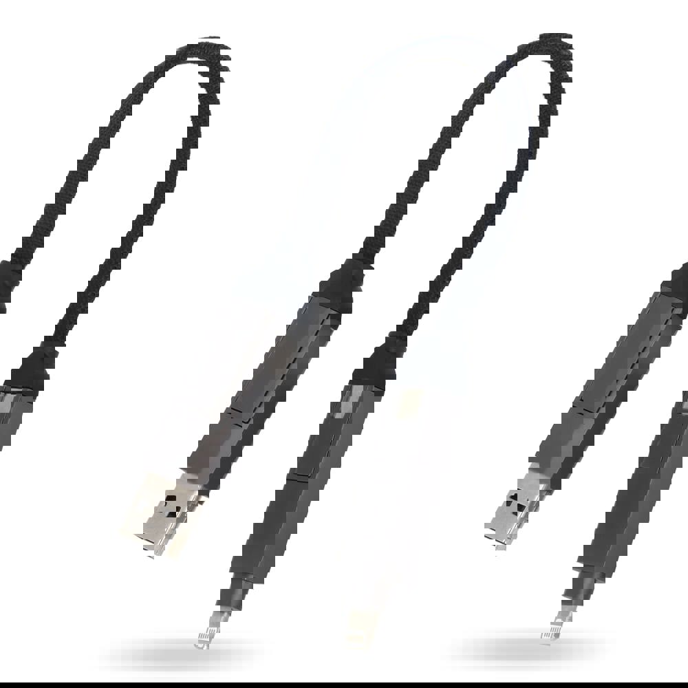 Multifunktionales 4-in-1 Kabel Schlüsselanhänger Größe 60 W