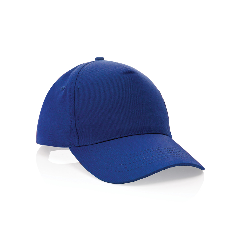 Impact 5 Panel Kappe aus 190gr rCotton mit AWARE™ Tracer - blau (± PMS 286 C)