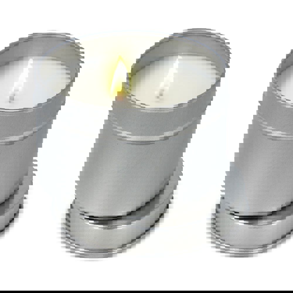 Kirtan-Duftkerze auf Pflanzenbasis in großer recycelter Dose