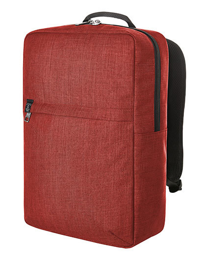 Halfar - Notebook Backpack Europe - Red Melange