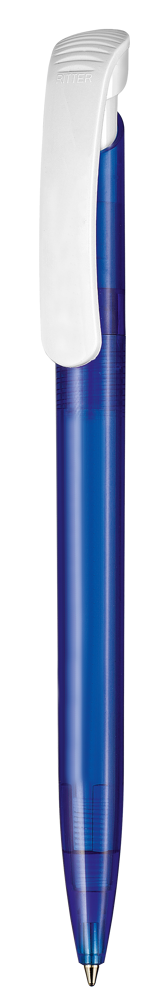 Kugelschreiber CLEAR TRANSPARENT S - royal-blau TR/FR