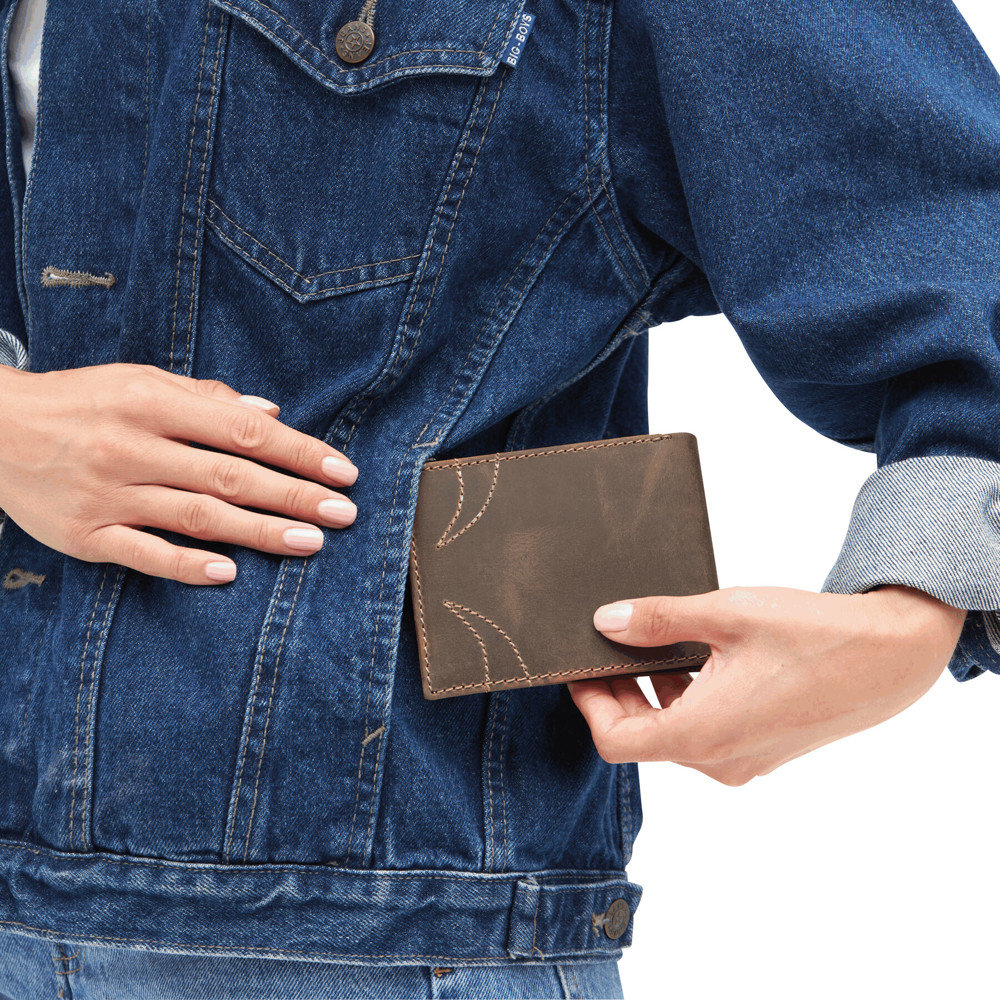 WILDERNESS I - Echtleder-Geldbörse