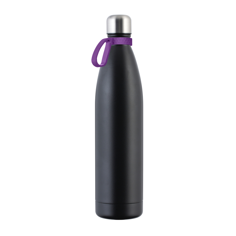 Thermotrinkflasche RETUMBLER-NIZZA XXL - lila, schwarz, silber