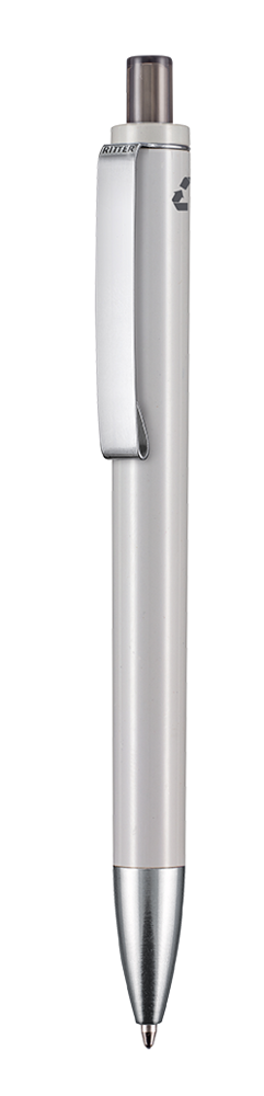 Kugelschreiber EXOS RECYCLED - grau recycled/smoke grey