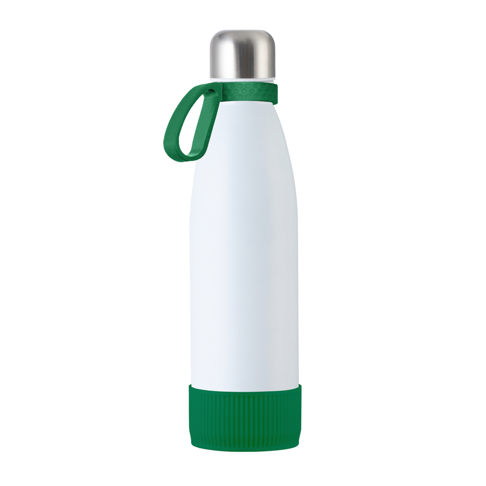 Trinkflasche RETUMBLER-myTOULON - grün, weiß