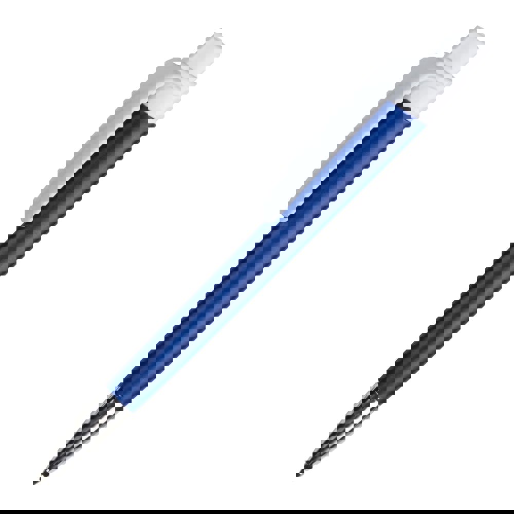 Kugelschreiber Prisma mit NFC-Tag - Dunkelblau / Weiss