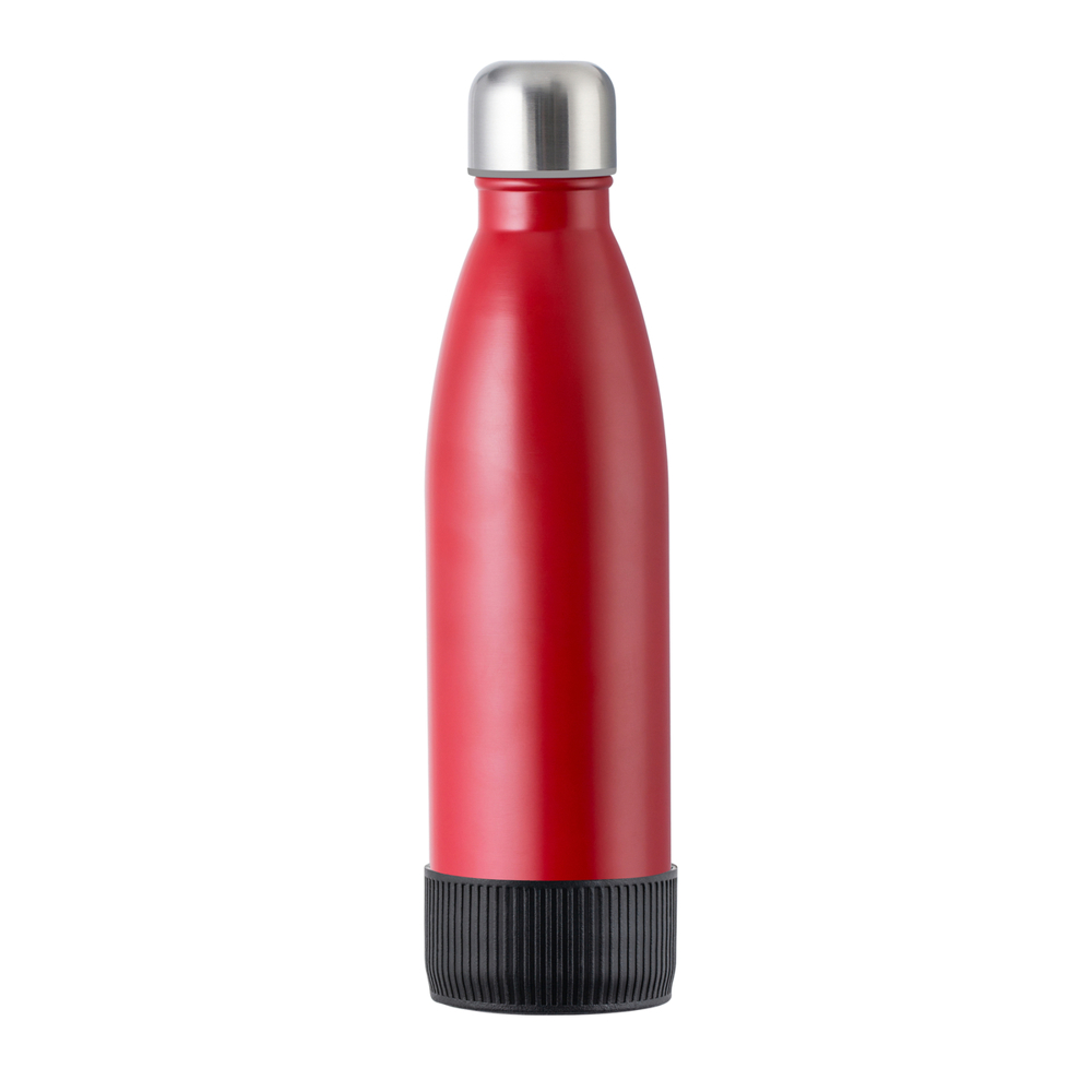 Trinkflasche RETUMBLER-myTOULON - schwarz, rot