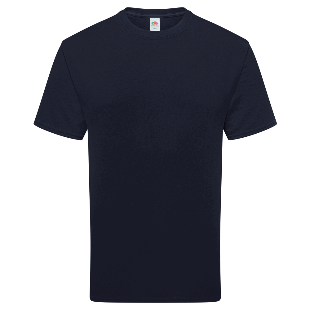 613620 - Pure Cotton T-Shirt - Deep Navy