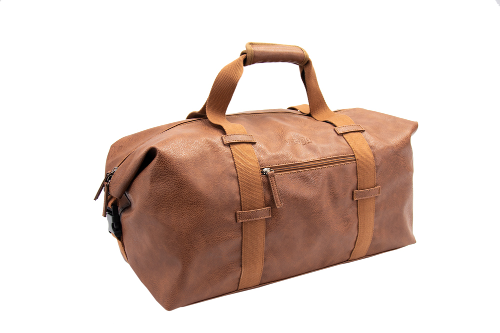 VASAD Klassischer Duffel, Cognac