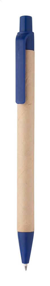 Papper - Kugelschreiber - blau/natur