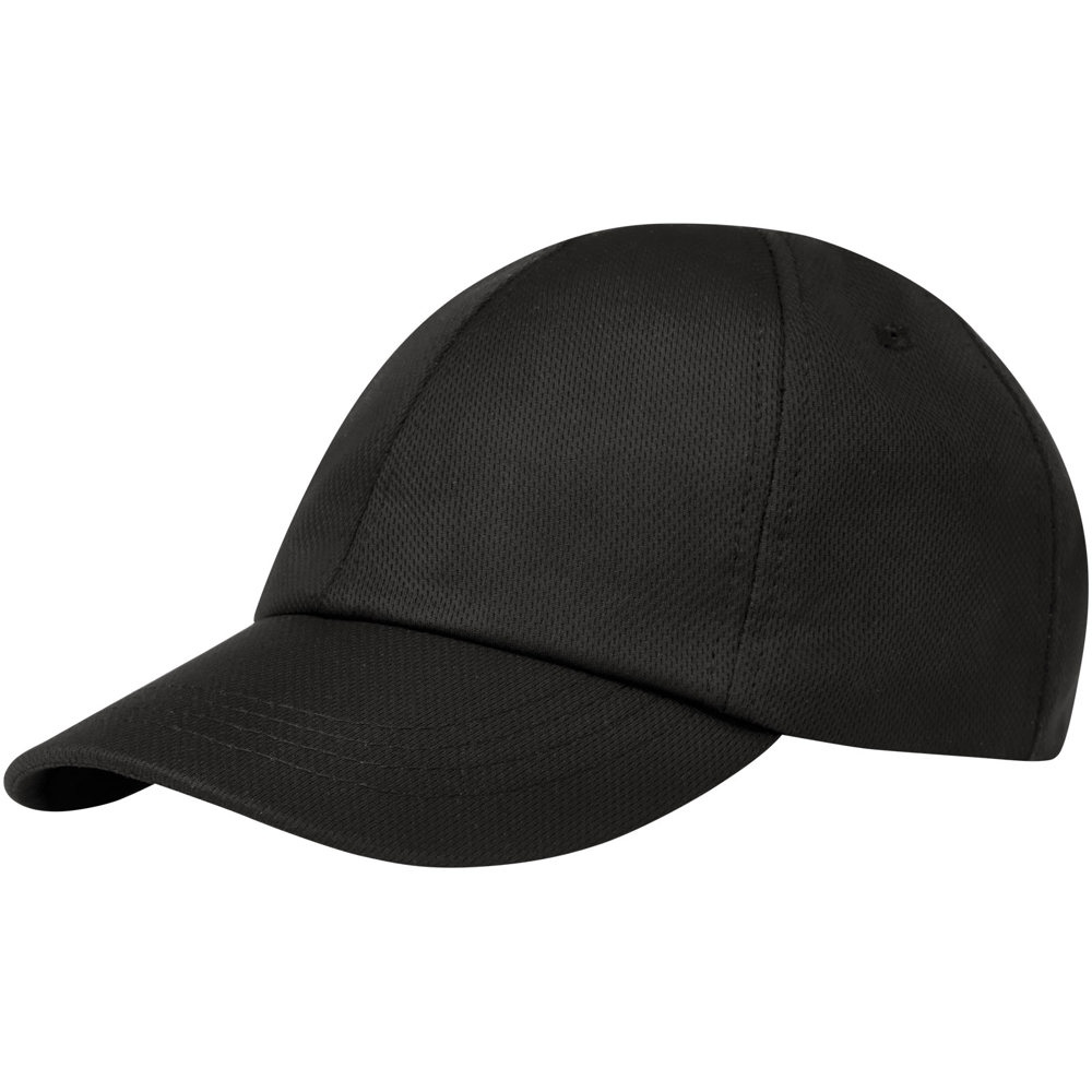 Cerus 105 g/m² Cool Fit Kappe mit 6 Segmenten - Schwarz