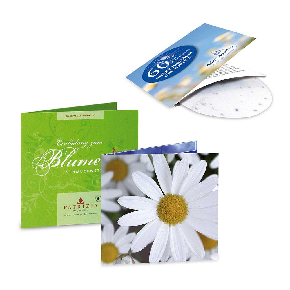 Green-Card mit Samen - Individuell