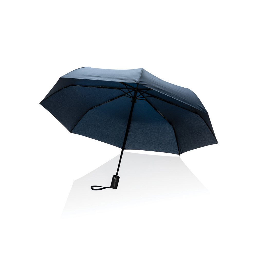 21" Impact AWARE™ RPET 190T Mini-Schirm automatic open/close - navy blau (± PMS 539)