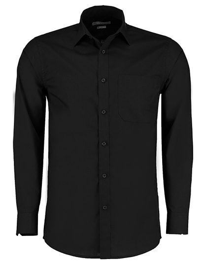 Kustom Kit - Men´s Tailored Fit Poplin Shirt Long Sleeve